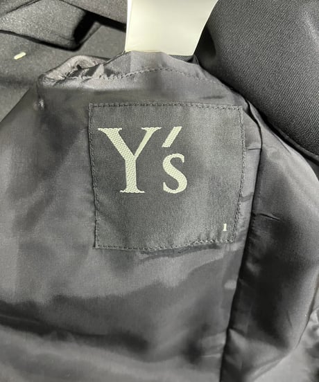 2018AW Y's yohji yamamoto スナップ釦 デザインロングジャケット（YV-J04-100）