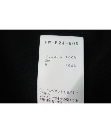 18ss yohji yamamoto POUR HOMME スリーブ＆アーム切替えデザインロングブラウス（HW-B24-809）