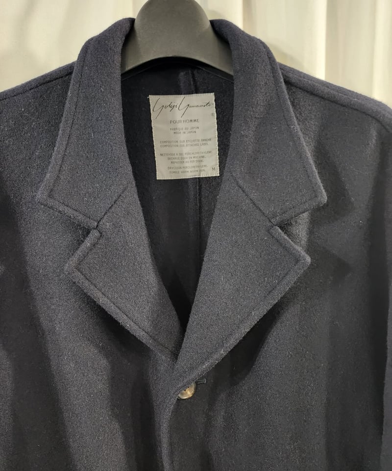 1980's yohji yamamoto pour homme 丸文字 紺 モッズコート (