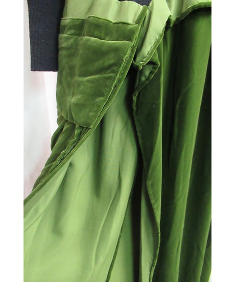 95aw yohji yamamoto femme vintage ニット切替えワンピース FE-D22-437