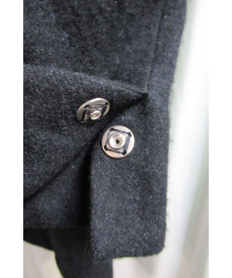 Y's yohji yamamoto スナップ釦 シンプルロングジャケット YE-J10-110