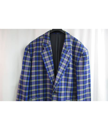 80’s COMME des GARCONS HOMME PLUS vintage チェック切り替えジャケット PJ-05041S