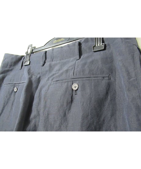 Y’s for men yohji yamamoto シンプルテーパードパンツ 紺 （MB-P10-104）