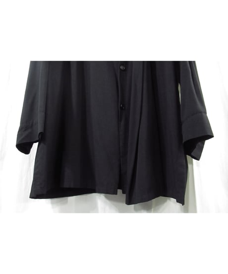 17ss yohji yamamoto pour homme フロントレイヤードデザインブラウス（HD-B61-213）