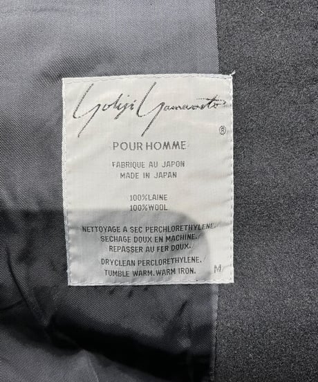 1980's yohji yamamoto pour homme vintage 3釦ジャケット（H-J-073xxx）