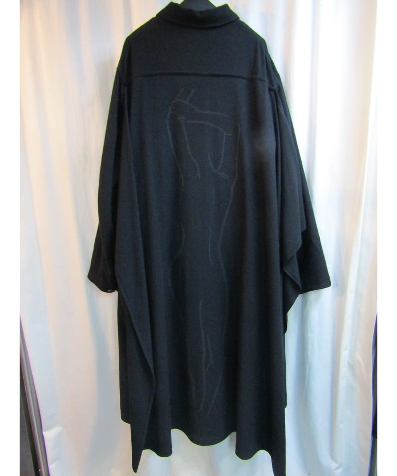 レア 1点物 17aw yohji yamamoto pour homme マント付2wayロ 