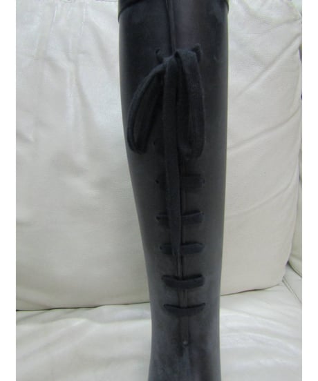 10aw yohji yamamoto femme レースアップレインブーツ FC-E02-992
