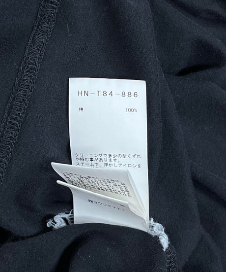 2020SS yohji yamamoto pour homme 半袖Tシャツ（HN-T84-886）