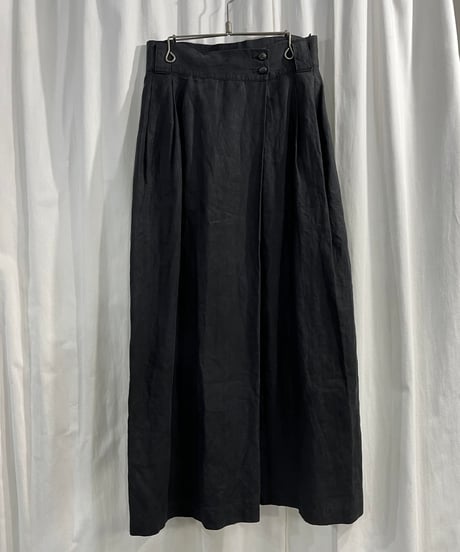 Y's yohji yamamoto 麻ロングスカート（YR-S50-300）