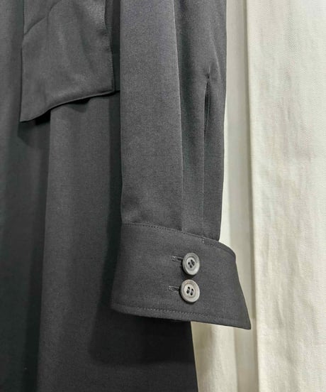 yohji yamamoto +NOIR デザインシャツワンピース（NC-D04-100）