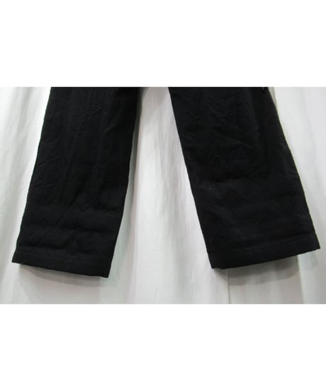 03aw yohji yamamoto pour homme レザー切替えデザインパンツ（HU-P59-169）