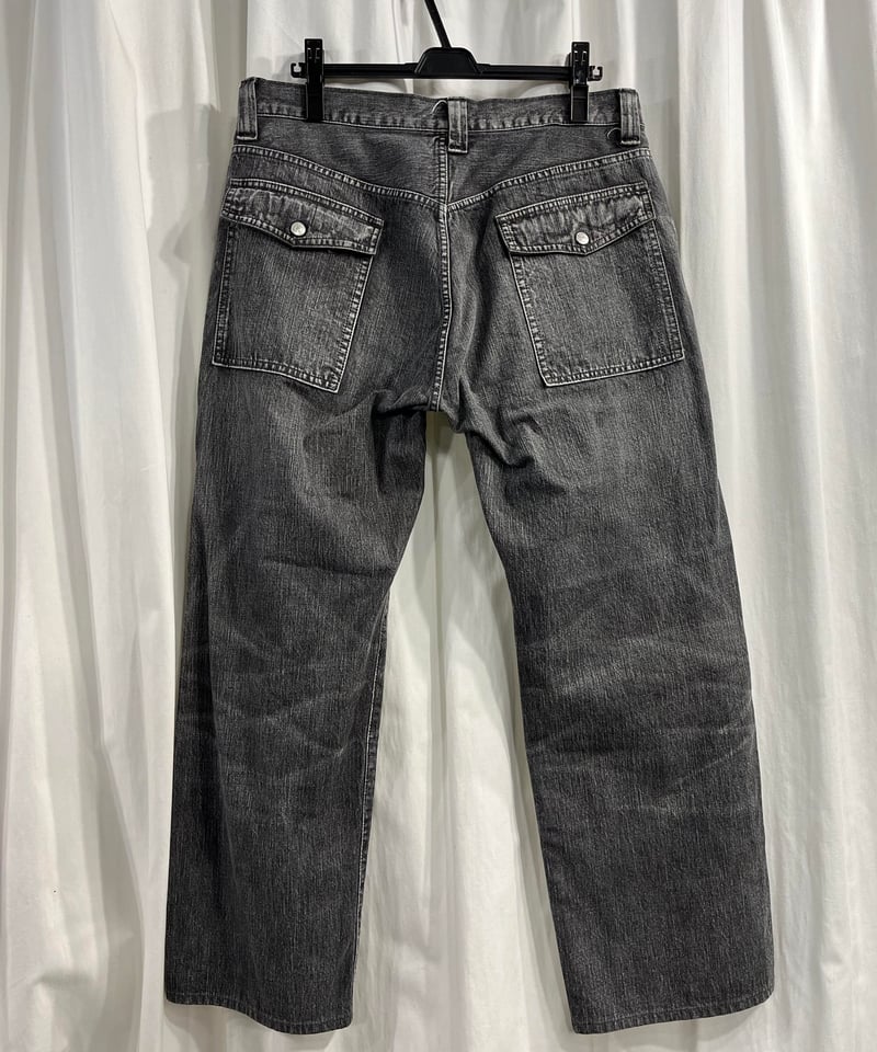 Yohji Yamamoto POUR HOMME 22AWサルエルデニムパンツ Yohji Yamamoto POUR HOMME 22AWサルエルデニムパンツ DENIM