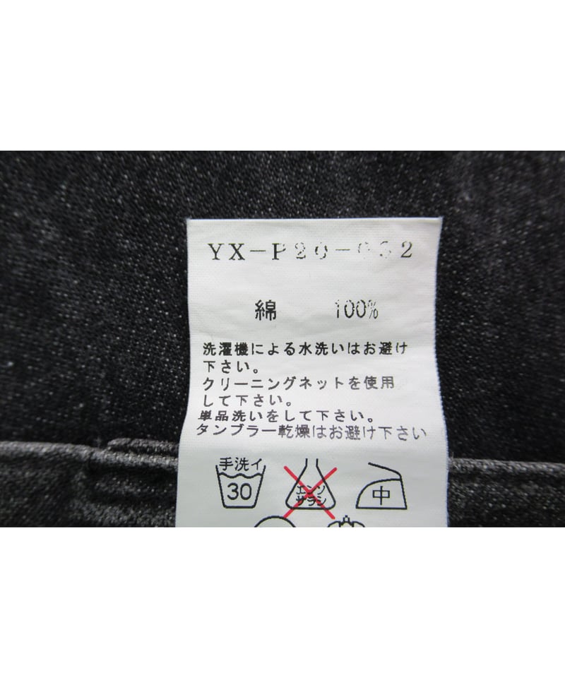 Y's yohji yamamoto バックポケットデザインデニムパンツ YX-P20