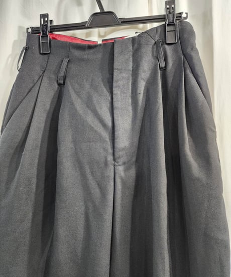 SAMPLE Y's yohji yamamoto 黒 テーパードパンツ （YK-P40-130）