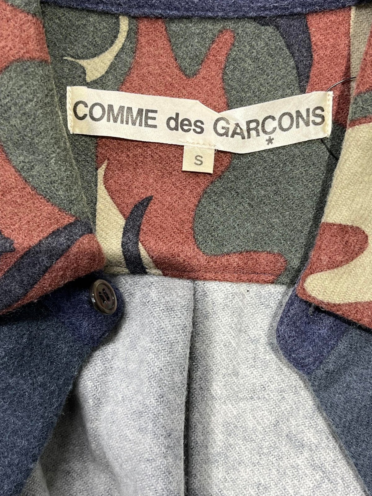 COMME des GARCONS 水玉ブラウス シャギーライン AD2003 COMME des GARCONS 水玉ブラウス シャギーライン AD2003