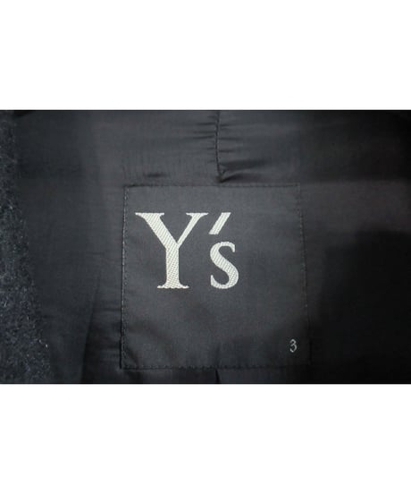 Y's yohji yamamoto スナップ釦 シンプルロングジャケット YE-J10-110