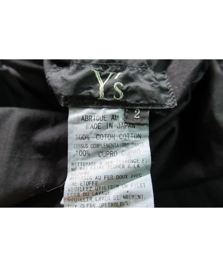 Y’s yohji yamamoto ウエストゴムシャーリング レイヤードスカート（YD-S15-018）