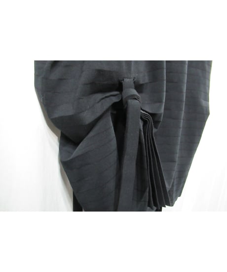 19ss RAGNE KIKAS yohji yamamoto +noir リボンデザインロングカットソー（NH-T24-070）