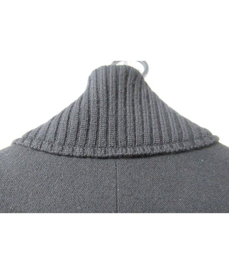 10aw yohji yamamoto +noir ニット切替デザインコート NC-C06-103