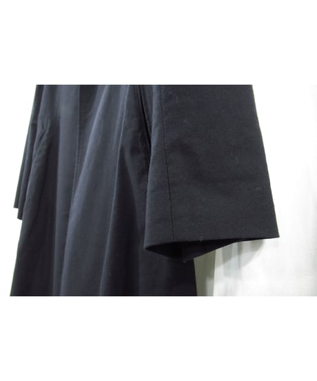 20ss yohji yamamoto pour homme ノーカラー シンプル コットン ロングジャケット（HN-J06-002）