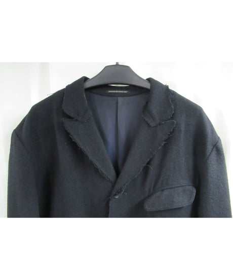 10aw yohji yamamoto pour homme 切りっぱなしデザインコート HC-C05-107
