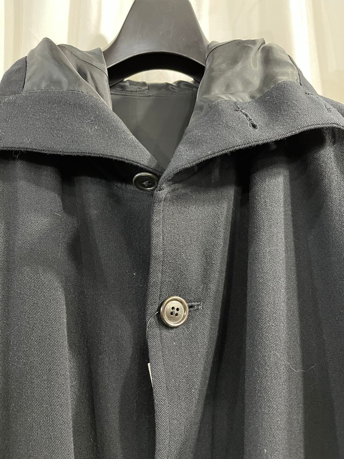 1990's Y's for men yohji yamamoto フーテッドロングコート(M 1990's Y's for men yohji yamamoto フーテッドロングコート(M