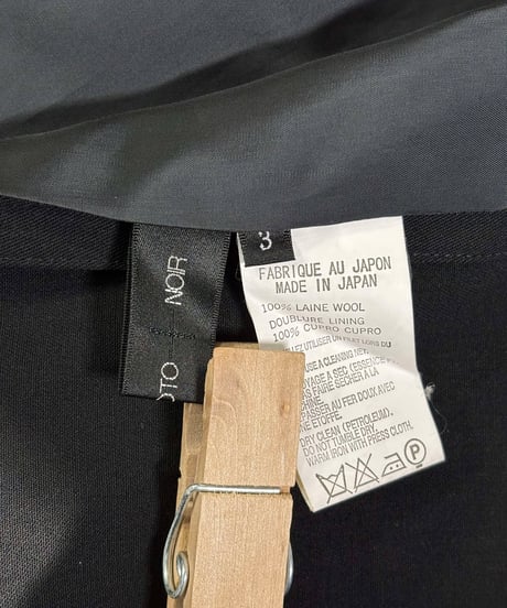 2006SS yohji yamamoto +NOIR 2ボタンジャケット（NR-J01-100）