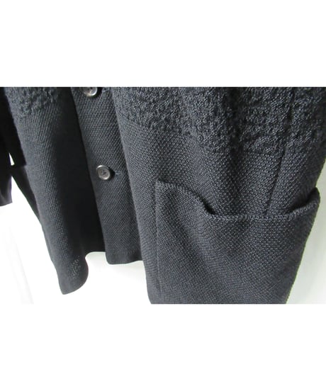80’s yohji yamamoto pour homme vintage 切替えデザイン ニットジャケット（HJ-20）