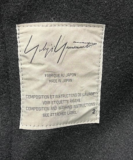 2018AW yohji yamamoto femme デザインコート（FV-D01-801）