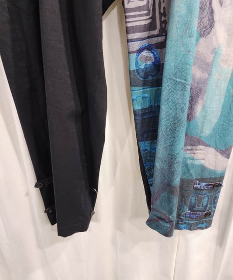 2020aw yohji yamamoto pour homme プリントデザインパンツ (HR-P77-878)