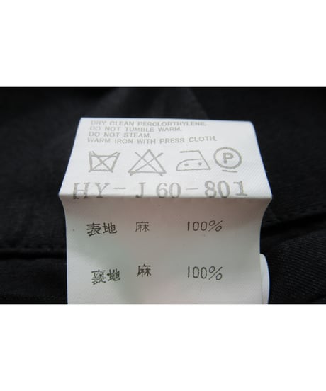 05ss yohji yamamoto pour homme 赤ボタン ステッチデザインセットアップ（HY-J60-801/HY-P61-801)