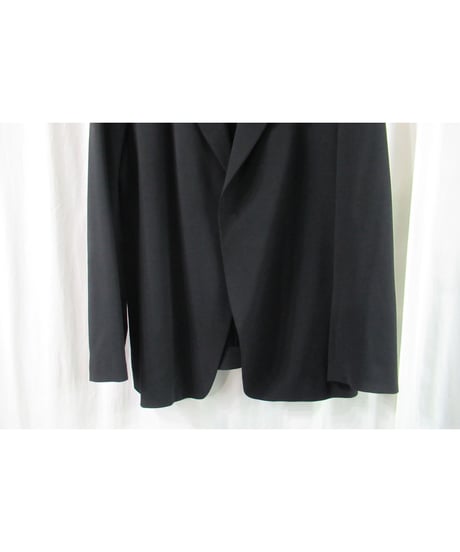 04ss yohji yamamoto +noir ピークドラペルシンプルジャケット NZ-J03-102