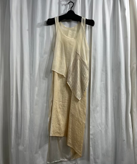 Y's yohji yamamoto ノースリーブデザインドレス（YZ-D24-322）