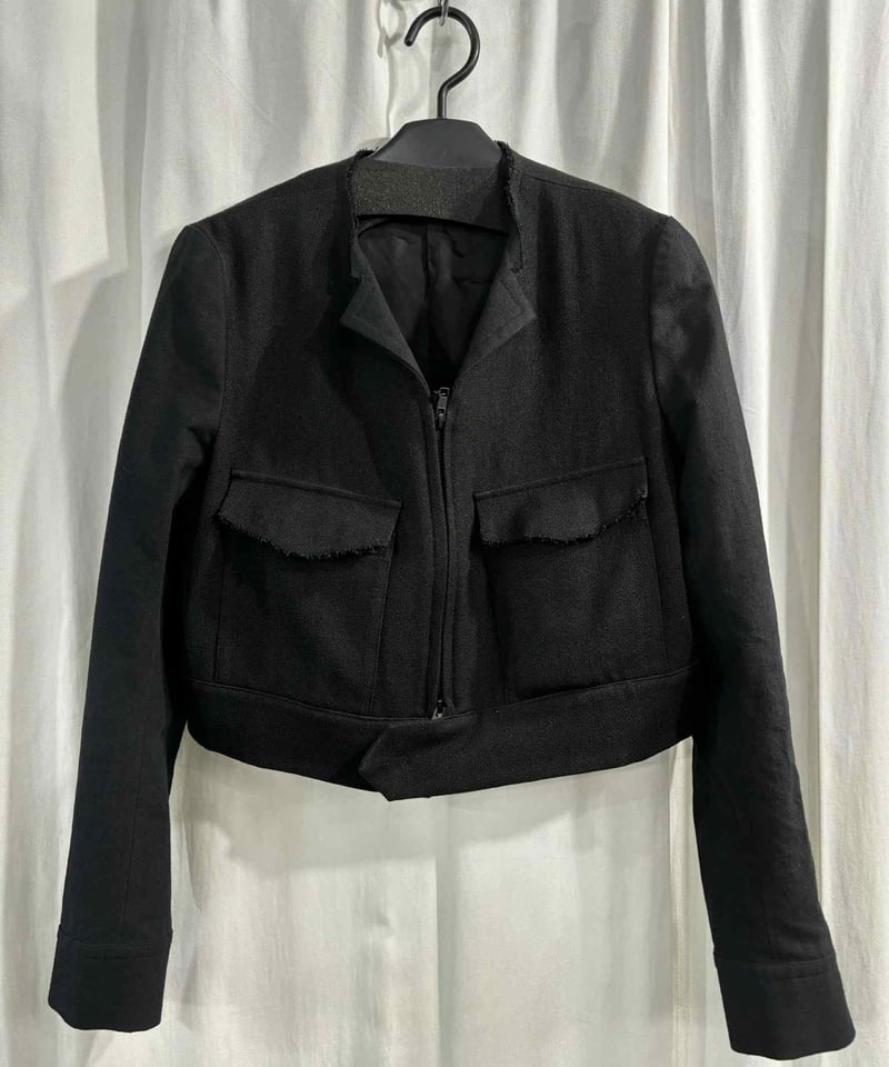 Y's ショート丈ジャケット　黒　ビンテージ Y'sジャケット ショート 黒 Y's ショート丈ジャケット 黒 ビンテージ