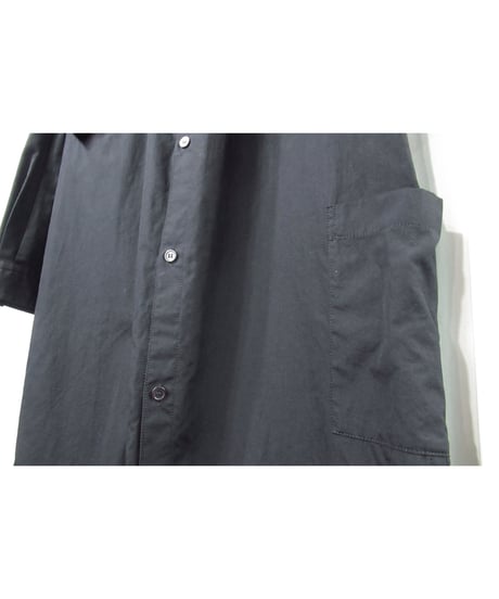 19ss yohji yamamoto pour homme ポケットデザイン ロングブラウス（HH-B49-020）