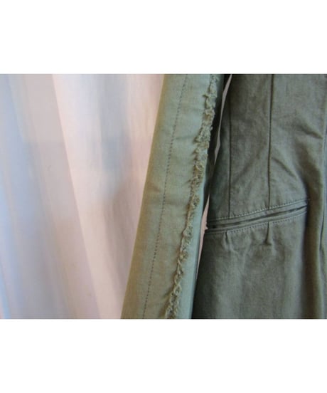 Y's yohji yamamoto  カーキ 素材切替デザインジャケット YJ-J29-045