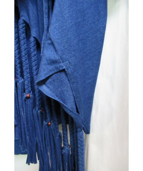 AD2013 JUNYA WATANABE COMME des GARCONS フリンジデザイン 変形ポンチョ JM-B013