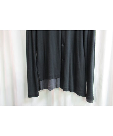 14ss yohji yamamoto pour homme カーディガン風レイヤードカットソー HG-T40-060