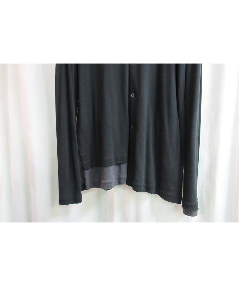 14ss yohji yamamoto pour homme カーディガン風レイヤードカットソ