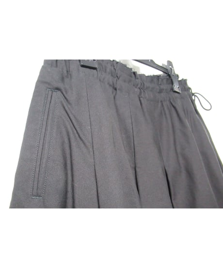 REGULATION yohji yamamoto femme コットン プリーツスカート（FE-S52-002）