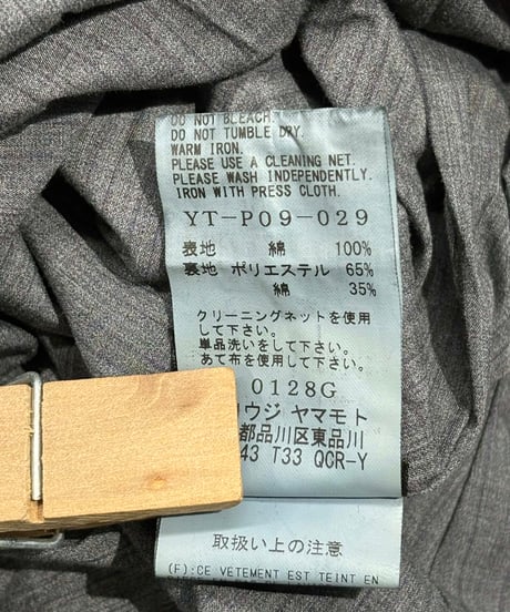 Y's yohji yamamoto コットンパンツ（YT-P09-029）