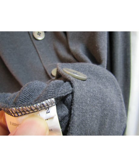 Y's for men yohji yamamoto 赤タグ ノーカラービック釦カーディガン ME-T67-055