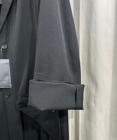 新品 2025SS yohji yamamoto pour homme ボタン ロングジャケット（HP-J49-100）