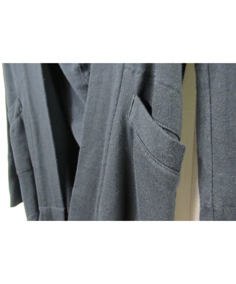 Y’s yohji yamamoto 裾デザイン ボタンレス カットソーカーディガン（YQ-T08-063）