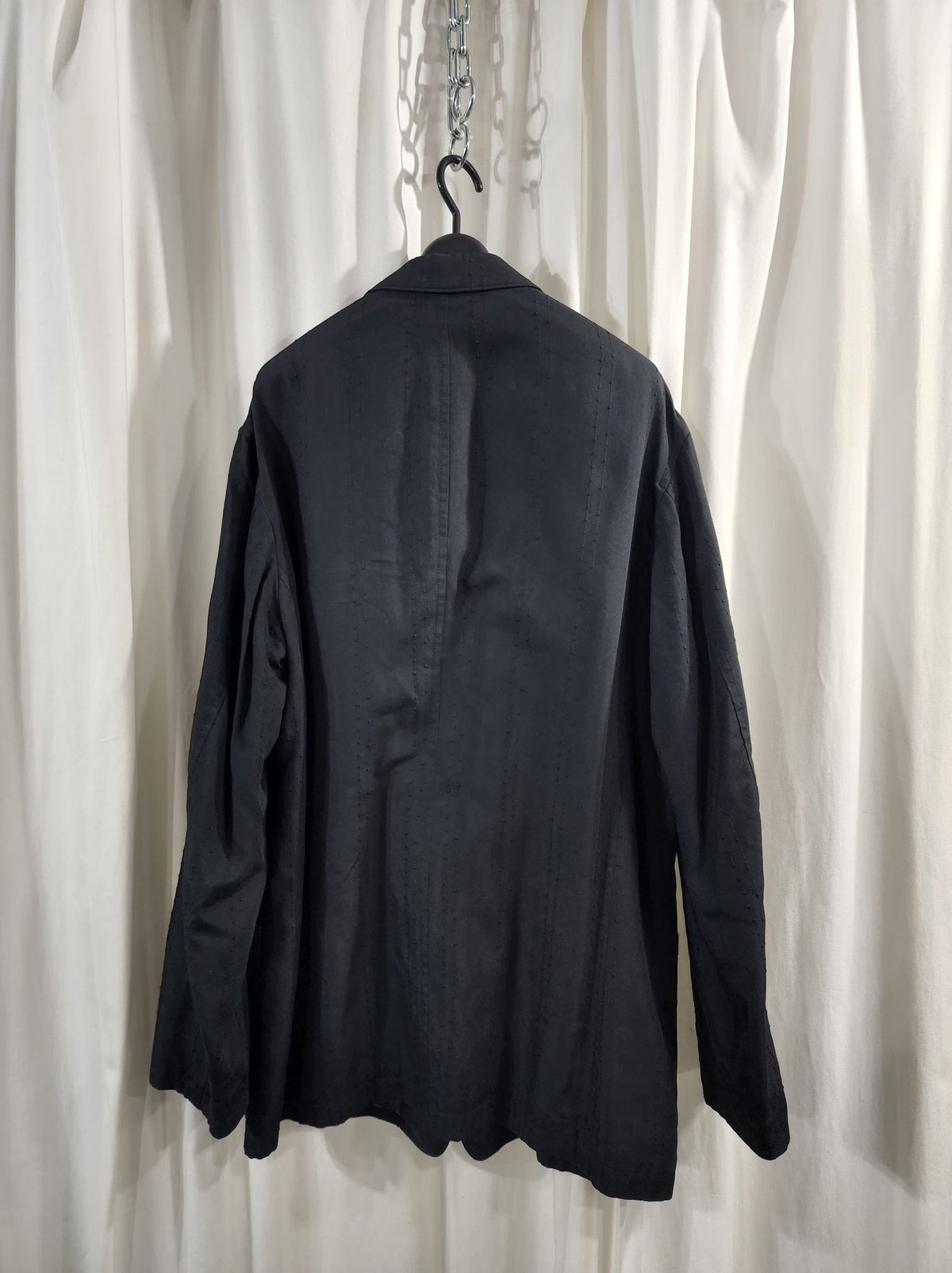 Y's for men yohji yamamoto 黒 3釦ノーパットジャケット （MQ-