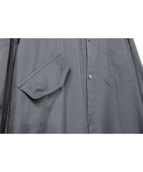 19ss yohji yamamoto pour homme ポケットデザイン ロングブラウス（HH-B49-020）