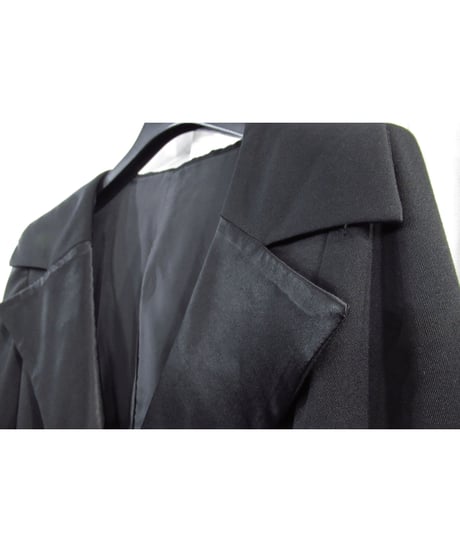 Y's yohji yamamoto ラペル切替え 燕尾デザインロングジャケット（YZ-J21-107）
