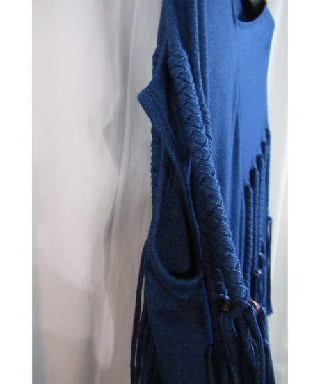 AD2013 JUNYA WATANABE COMME des GARCONS フリンジデザイン 変形ポンチョ JM-B013