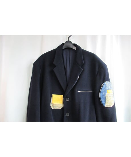 難あり 91aw yohji yamamoto pour homme vintage 紺 ウルトラマン ジャケット
