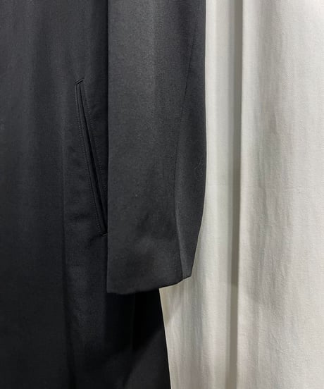 2021AW yohji yamamoto pour homme 女優刺繡 ノーカラーロングジャケット（HX-J51-130）